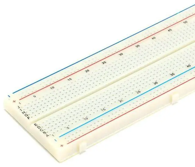Alt view image 6 of 7 - 5Pcs MB-102 Breadboard with 830 Tie Points Solderless Breadboard Experimental Board Universal Board 165×55×10mm MB-102
