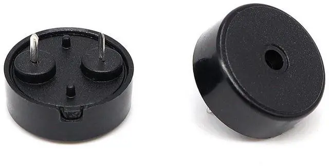 Main image of 30pcs 1255 Flat Needle Piezoelectric Buzzer 12.6x5.5mm 6.5mm Pitch Low Power Wave Soldering Compatible