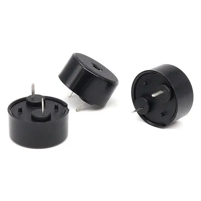 Alt view image 2 of 5 - 30pcs 1207 Flat Needle Passive Piezoelectric Buzzer 12x7mm 7.5mm Pitch Low Power Wave Soldering High Temp