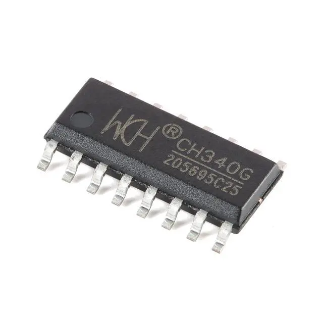 Alt view image 3 of 4 - 5Pcs CH340G SOP-16 USB to Serial Adapter Chip IC SMD CH340 SMD Serial Chip USB to Serial Port Chip
