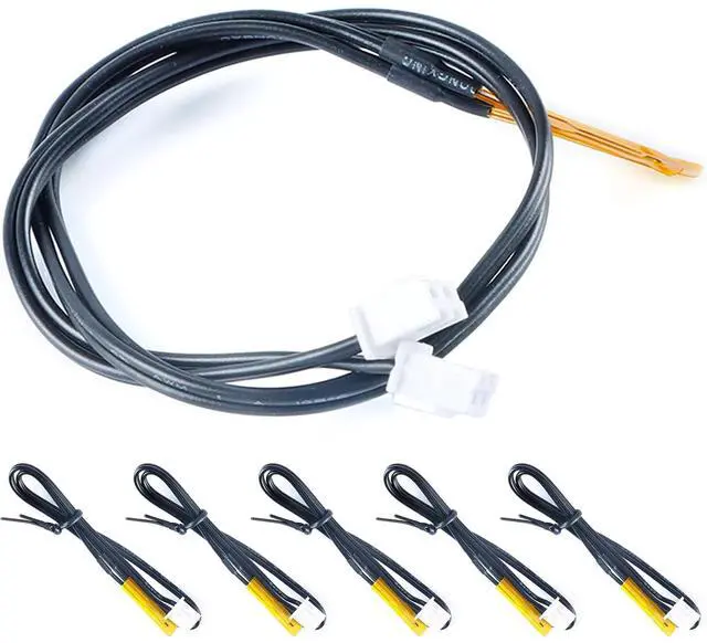 Main image of 6pcs NTC 10K NTC10KB3435 Waterproof Digital Temperature Sensor Probe Thermistor with 25cm Cable for Precision Measurement