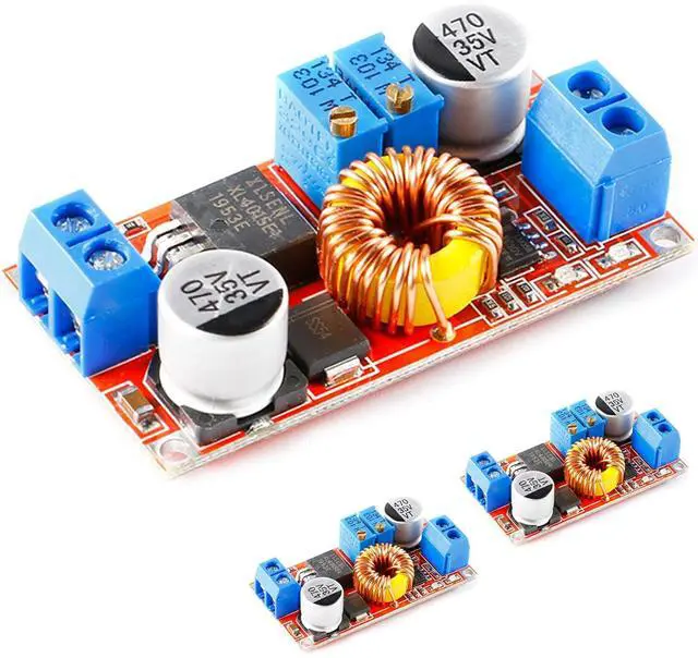 Main image of 3pcs XL4015 5A DC-DC Step Down Charger Modules, CC CV Lithium Battery Charging Board, LED Power Converter