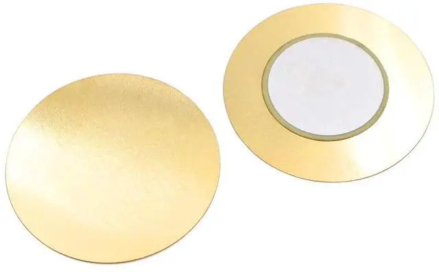 Main image of 30pcs 41mm Copper Plate Piezoelectric Ceramic Disc for DIY Audio Systems Acoustic Sensor Microphone Pickup