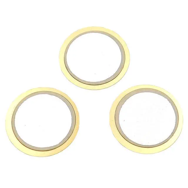 Alt view image 3 of 5 - 30pcs 23mm Copper Plate Piezoelectric Ceramic Buzzer Element for Electronic Devices