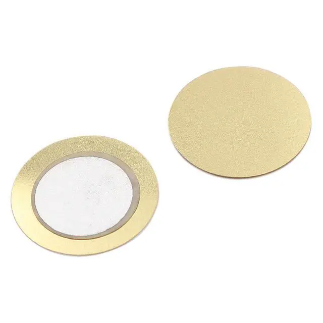 Alt view image 5 of 5 - 30pcs 23mm Copper Plate Piezoelectric Ceramic Buzzer Element for Electronic Devices