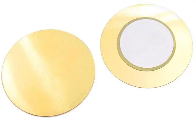 Main image of 30pcs 31mm Piezo Buzzer Disc Copper Plate Piezoelectric Ceramic Disc Acoustic Contact Microphone