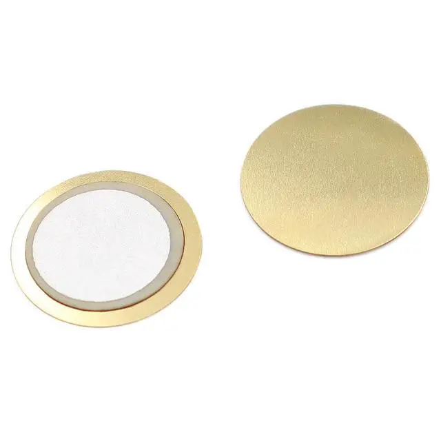 Alt view image 2 of 6 - 30pcs 18mm Piezo Buzzer Element Ceramic Disc with Copper Plate for Sound Module