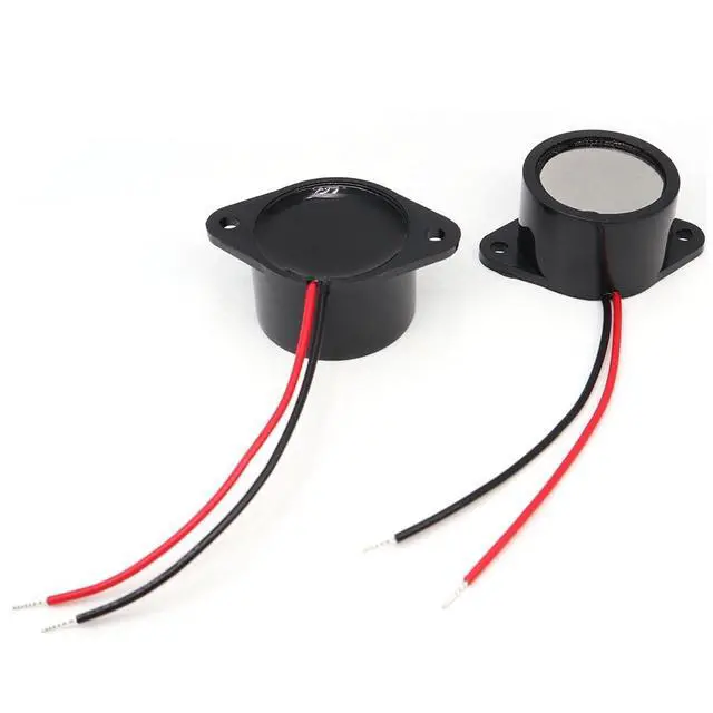 Alt view image 2 of 5 - 5pcs 2616 Waterproof 12V Active Piezoelectric Buzzer High Decibel Alarm with Cable 26x16mm