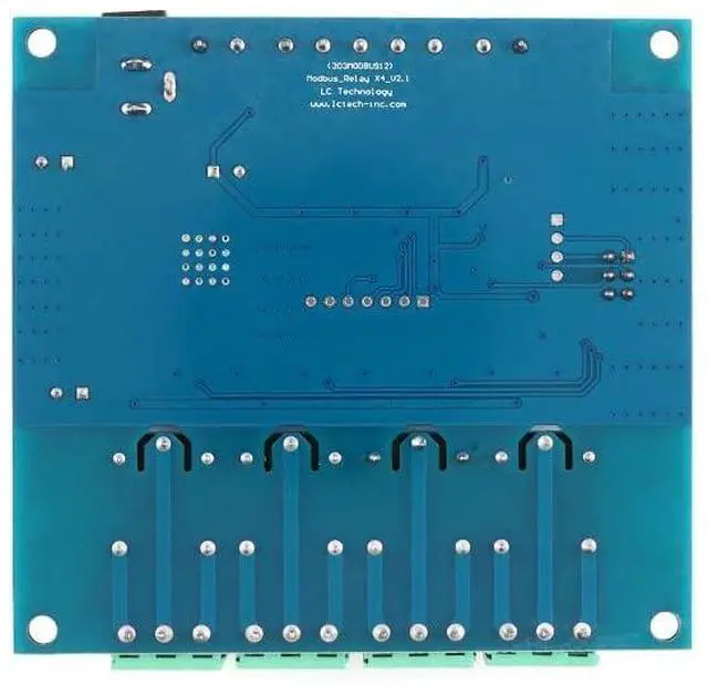 Alt view image 5 of 6 - Modbus-Rtu 7-24V 4 Channel Relay Module Switch Modbus RTU Switch Input Output 5V RS485 TTL Communication Anti-Reverse Connection