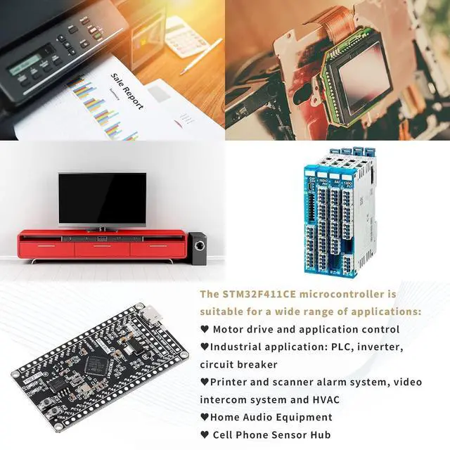 Alt view image 5 of 7 - STM32F411CE 512K STM32 Core Board 100MHz STM32F4x1 Development Board SRAM 128K Flash 512K Micro USB Interface for MicroPython for Programming