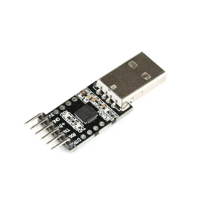Alt view image 2 of 4 - USB to Serial Adapter CP2102 Module USB to TTL Serial Adapter 6Pin USB 2.0 Serial Converter Downloader for UART STC STC89C52 Downloader 3.3V 5V Output