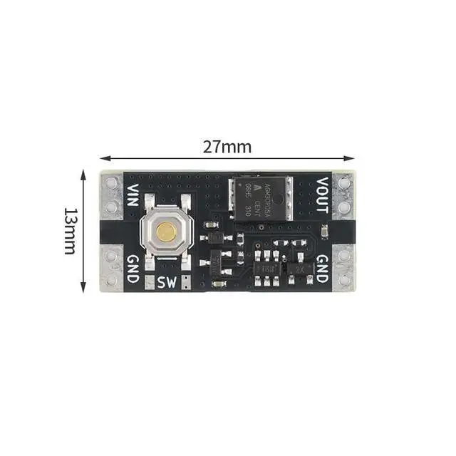 Alt view image 2 of 6 - 5pcs XL-10AH3S 3-Position Push Switch Module 10A Current Load Wide Voltage 1.5uA 3S Switches