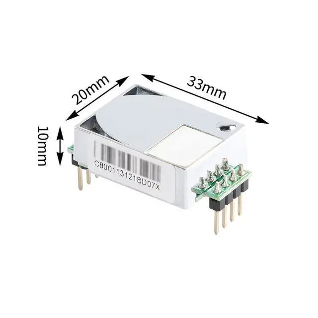 Alt view image 3 of 5 - SC8 CO2 Sensor 400-5000PPM Infrared IR Gas Concentration Detection Module Carbon Dioxide Detector