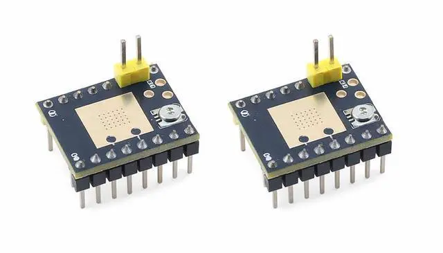 Main image of 2pcs ATD5833 Stepper Motor Driver Module, 536 V, 2.0 A Rated, 1/256 Microstepping, with Heatsink