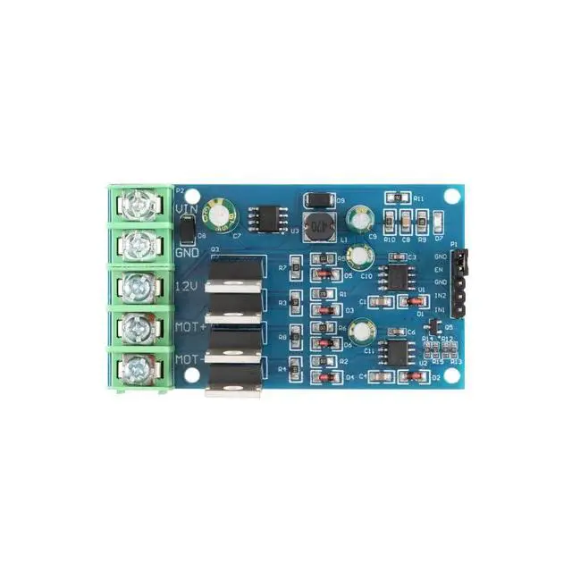 Alt view image 3 of 4 - 170W High Power H Bridge Motor Driver Module NMOS Brake Forward Reverse PWM Duty Cycle Motor Speed Controller DC 5-30V Instantaneous Braking