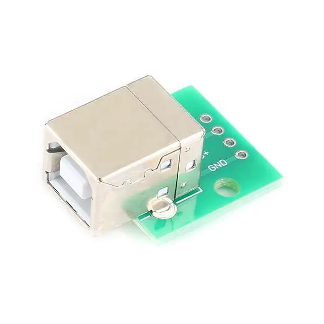 Alt view image 3 of 5 - 10PCS USB B-Type Female to DIP Adapter Board 2.54mm 4 Pin Female Socket to Direct Printer Connection Data Cable