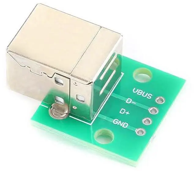 Alt view image 2 of 5 - 10PCS USB B-Type Female to DIP Adapter Board 2.54mm 4 Pin Female Socket to Direct Printer Connection Data Cable