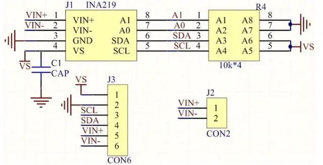 Alt view image 3 of 6 - 2pcs INA219 I2C High Precision Bi-Directional DC Current Sensor Module for Zero Drift and Power Monitoring