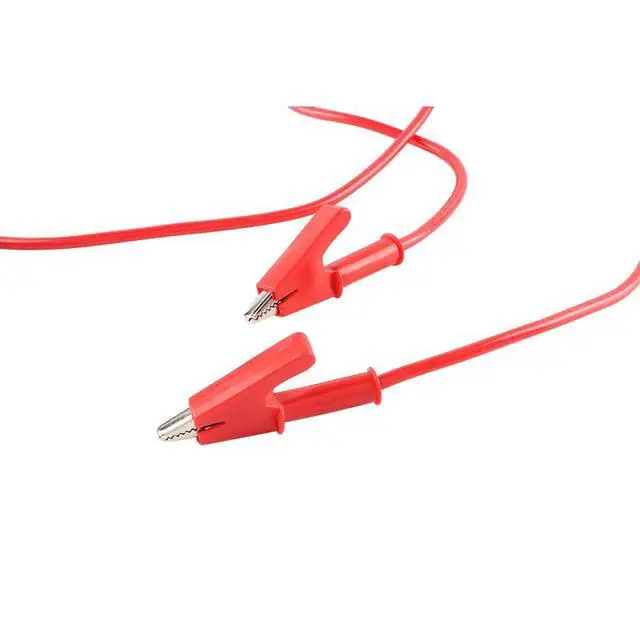 Alt view image 4 of 5 - Alligator Clips Wires Test Leads, Dual Ended Crocodile Wire Jumper Cables Heavy Duty Wire for Electrical Testing,1m Red 1500V 10A 2PCS