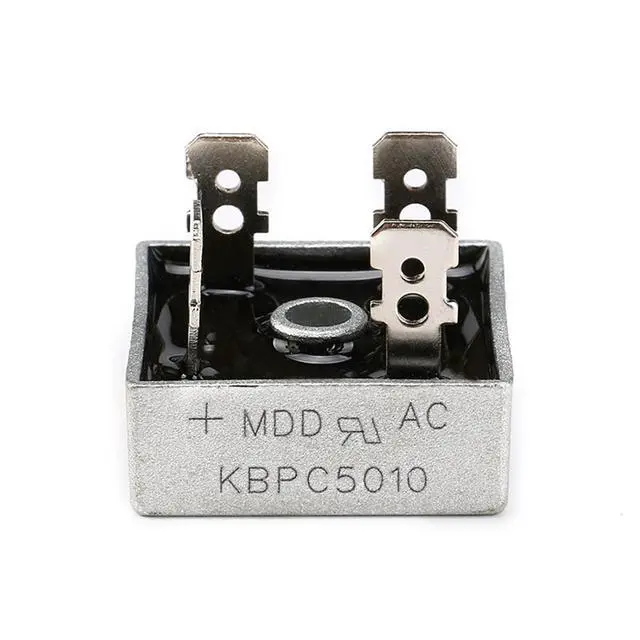 Alt view image 2 of 4 - 3pcs KBPC5010 50A 1000V Bridge Rectifier for Power Supply, Durable Electronic Component for Solar Panels, Industrial Equipment
