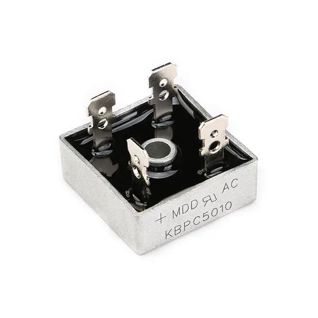 Alt view image 3 of 4 - 3pcs KBPC5010 50A 1000V Bridge Rectifier for Power Supply, Durable Electronic Component for Solar Panels, Industrial Equipment
