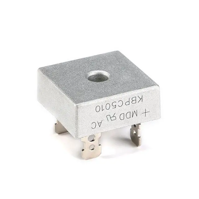 Alt view image 4 of 4 - 3pcs KBPC5010 50A 1000V Bridge Rectifier for Power Supply, Durable Electronic Component for Solar Panels, Industrial Equipment