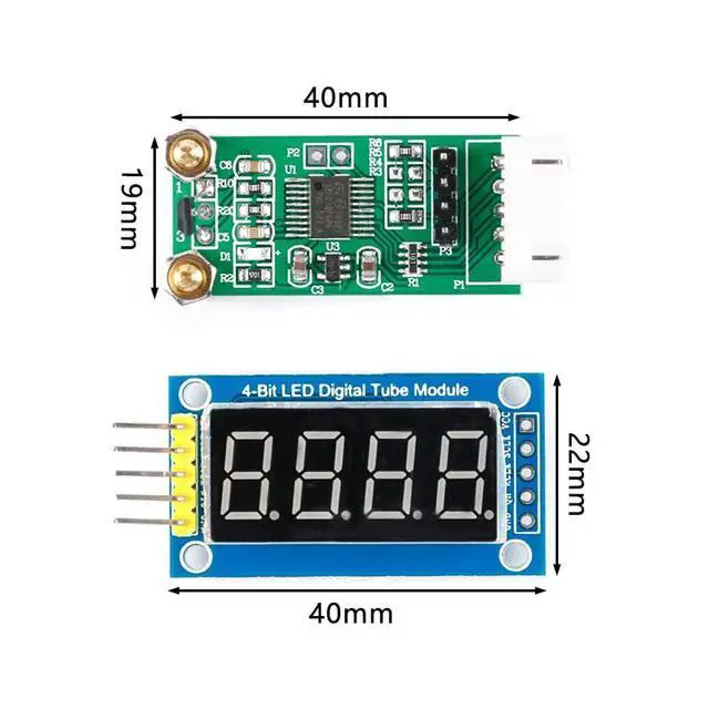 Alt view image 5 of 5 - 000 JESSINIE Hall Sensor Module Digital Display Magnetic Field Induction Intensity Detection Module Bare Board Modbus/at Voltage 5V