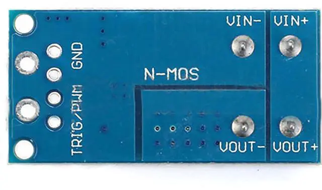 Alt view image 4 of 5 - 10PCS 5V-36V 15A(Max 30A) 400W Dual MOSFET Trigger Switch Drive Module 0-20KHz PWM Control Board Adjustment Speed Control Motor