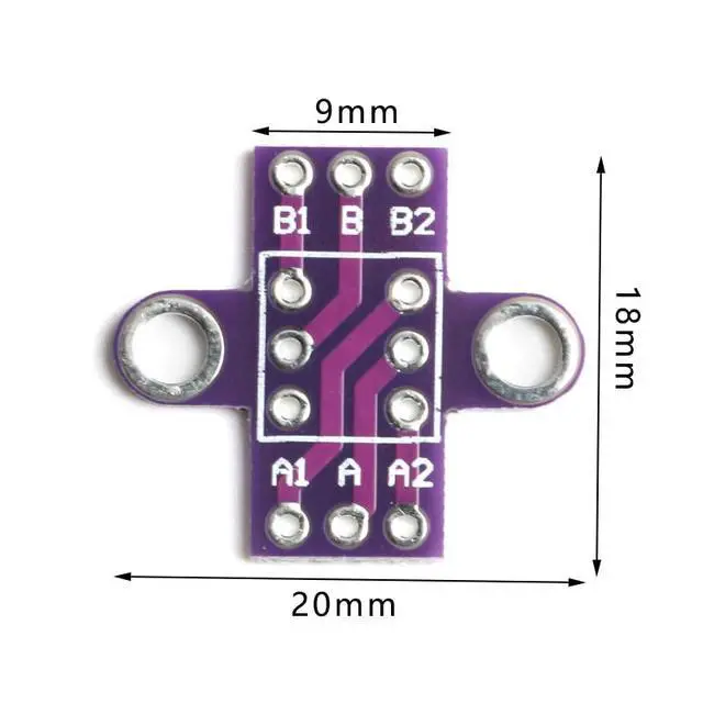 Alt view image 6 of 6 - 10Pcs CJMCU-010 Self-Locking Switch Module DC 12V Double Row Switch with Self-Locking Switch Button Module Board