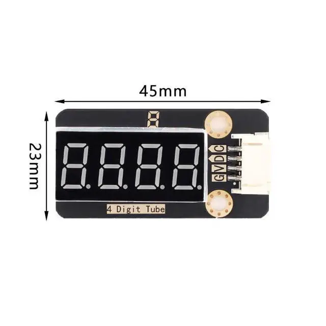 Alt view image 2 of 5 - 3pcs 4-Digit LED Display Module I2C Interface 0.36" Common Cathode PH2.0-4Pin for Arduino