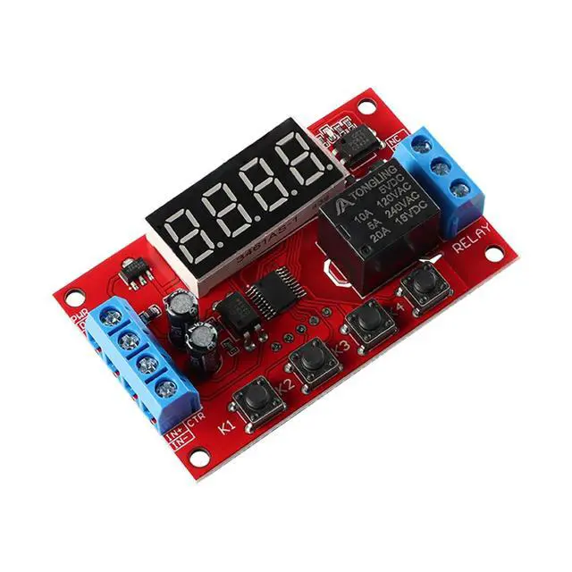 Alt view image 4 of 6 - 5V Multi-Mode Time Delay Relay Module, Adjustable Delay Timer, for Automation Home Appliances DIY Projects