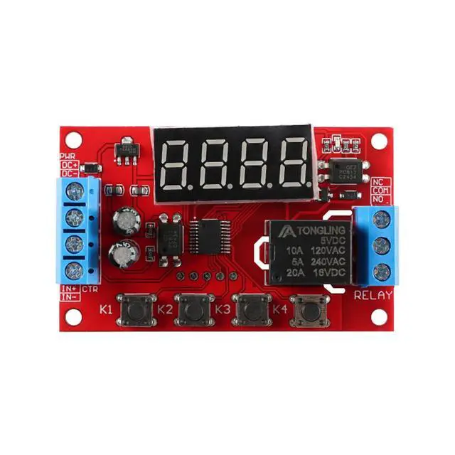 Alt view image 5 of 6 - 5V Multi-Mode Time Delay Relay Module, Adjustable Delay Timer, for Automation Home Appliances DIY Projects