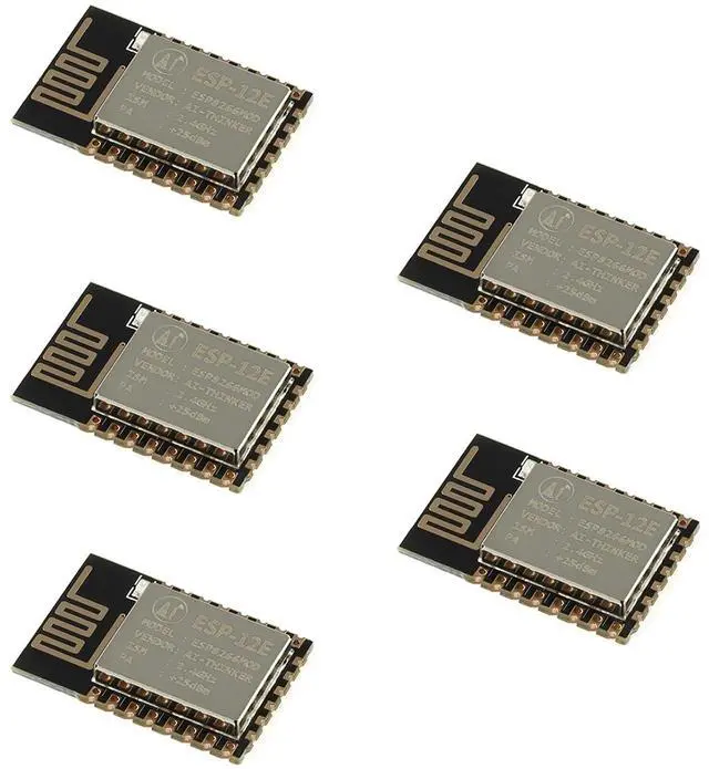 Main image of 5Pcs ESP-12E ESP8266 WiFi Wireless Transceiver ESP-12E WiFi Module Development Board ADC LWIP AP+STA for Arduino