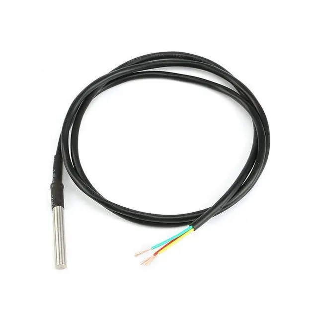 Alt view image 3 of 5 - 3pcs Waterproof Stainless Steel Temperature Sensor TO-92 Probe for Arduino DS18B20, 1 Meter