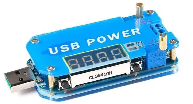 Main image of DC-DC Buck Boost 15W Voltage Converter Adjustable USB Power Supply Module 5V to 3.3V 9V 12V 24V 30V CV CC Step Up Module DP2 LCD Display Step Down Voltage Regulator Transformer with Shell