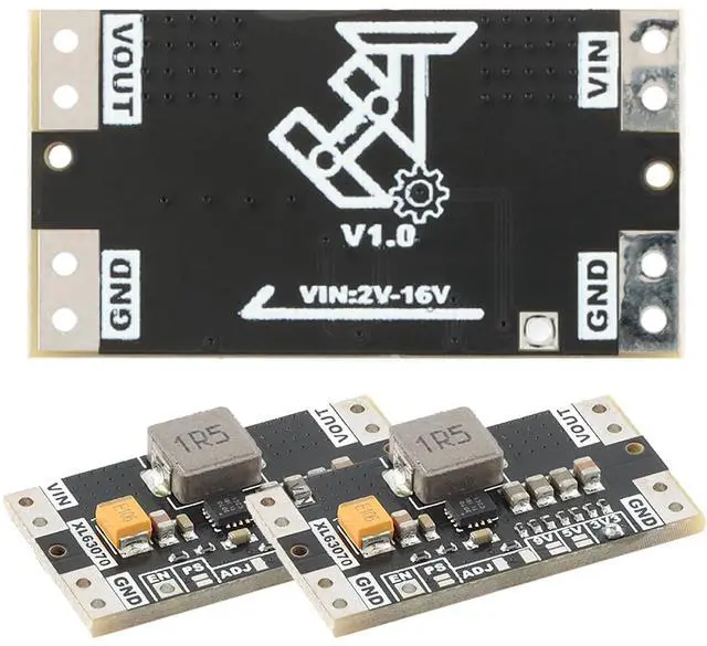 Main image of 3pcs XL63070 3.3V Low Ripple DC Auto Boost Power Module Li Battery MCU Voltage Regulator TPS63070 Solution