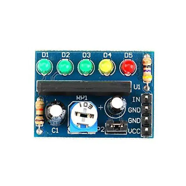 Alt view image 4 of 5 - 5Pcs KA2284 Level Indicator Module 5 LED Battery Indicator Power Audio Level Indicator Module Board KA2284 3.5V-12V Power Indicator Board