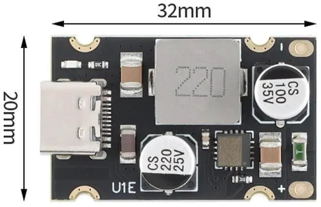 Alt view image 2 of 5 - 5Pcs PD65W Charging Module Type-C Interface PD3.1 PPS Fast Charge QC3.0 SCP Full Protocol Charger Board 65W DC8-30V
