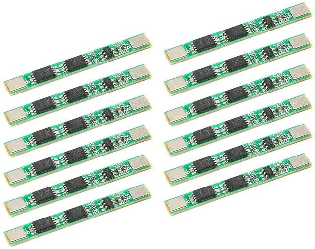Main image of 12Pcs 1S 3.7V 4A Lithium Battery Protection Board PCB BMS Protection Board for Li-ion Lithium Battery Cell Dual MOS