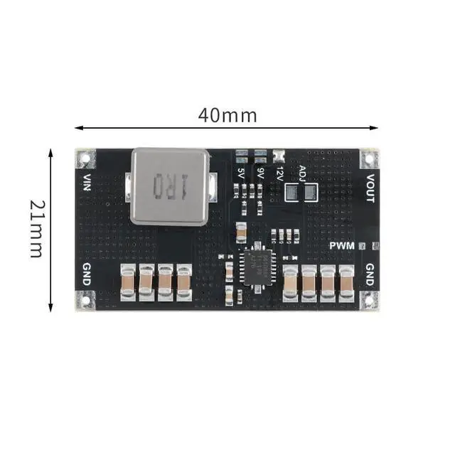 Alt view image 6 of 6 - 2PCS TPS61088 DC-DC Step Up Boost Power Converter 12V 10A 1MHz High Power Voltage Regulator Power Module Supply Module PWM PFM