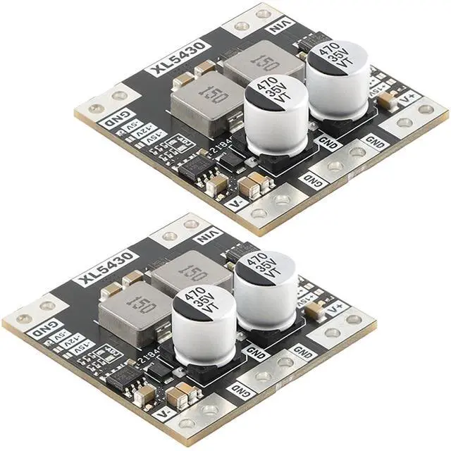 Main image of 2pcs XL5430 Dual Output DC Power Voltage Module ±5V High Current Low Ripple TPS5430 Solution