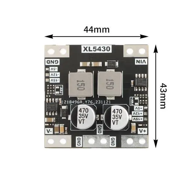 Alt view image 3 of 7 - 2pcs XL5430 Dual Output DC Power Voltage Module ±5V High Current Low Ripple TPS5430 Solution
