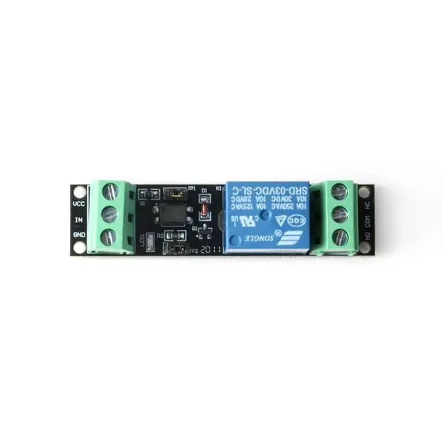 Alt view image 4 of 6 - 5Pcs 1 Channel DC 3V/3.3V Power Relay Module 3V Relay Switch Module with Optocoupler Relay Module Isolated Drive Control Board 10A 250VAC 10A 30VDC Control Development Board