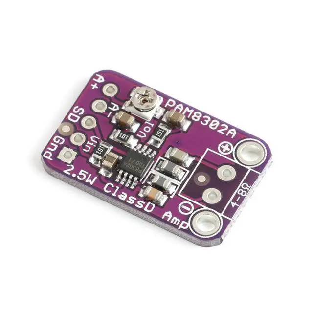 Alt view image 3 of 6 - 5Pcs PAM8302 Single Channel Audio Amplifier Module Board D 2.5W MP4 Audio Power Amplifier Board Amp MP3 PAM8302 Module