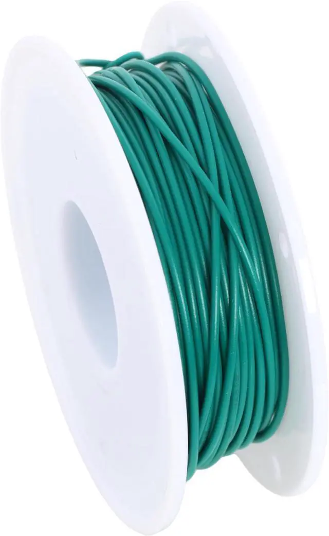 Main image of 28AWG PVC Wire 20m/66ft Green, 1007 Tinned Copper Hookup Wire, 300V 80°C Electronic Cable for PCB Jumper, DIY, RC Projects