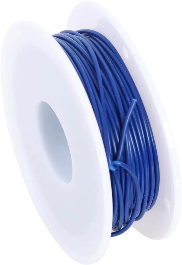 Main image of 30AWG PVC Hookup Wire 20m/66ft Blue, 1007 Tinned Copper Electronic Wire, 300V 80°C Fly Jumper Cable for PCB DIY Electronics