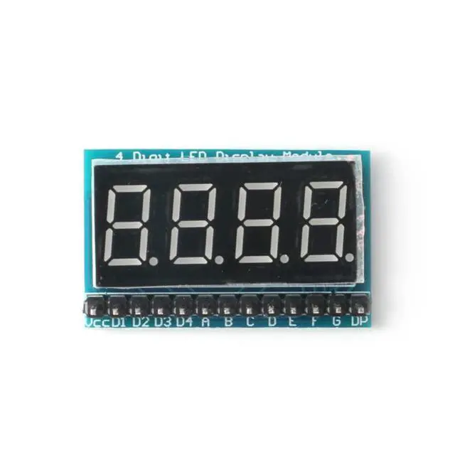 Alt view image 4 of 5 - 5Pcs 4-Bit 74HC164 0.36 inch Red Highlight Digital Tube Display Module Common Positive 4 Segment Serial Interface 4 Bit Digital Display Module 74HC164 Driver