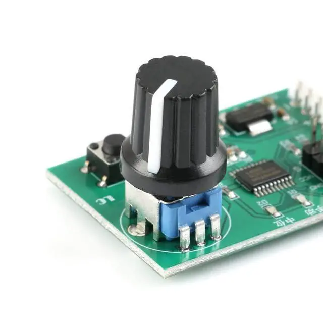 Alt view image 3 of 6 - 2Pcs PWM Two-Way Steering Gear Module PWM SG90 Signal Converters Steering Gear Commissioning Board 5-9V Serial Adapter Port Control