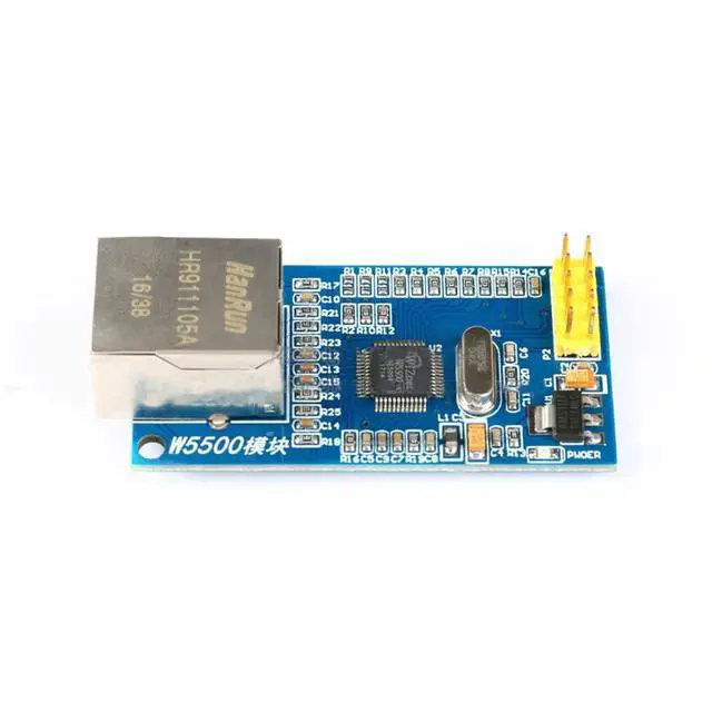 Alt view image 2 of 5 - 2Pcs W5500 Ethernet Network Module SPI Interface Full Hardware TCP/IP Protocol 3.3V 5V W5500 STM32 Microcontroller Ethernet Network for Arduino