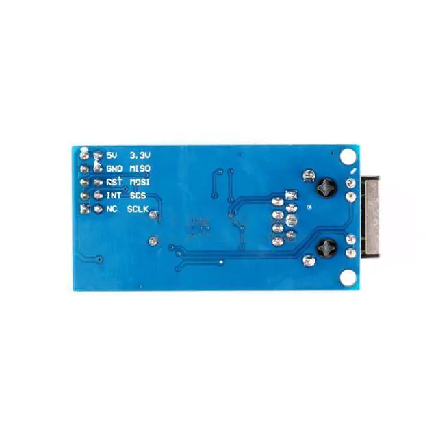 Alt view image 4 of 5 - 2Pcs W5500 Ethernet Network Module SPI Interface Full Hardware TCP/IP Protocol 3.3V 5V W5500 STM32 Microcontroller Ethernet Network for Arduino